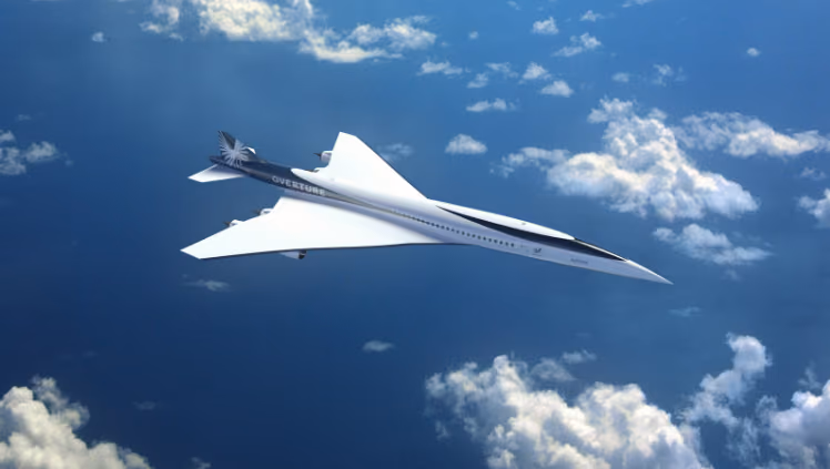 Boom Overture supersonic aircraft render
